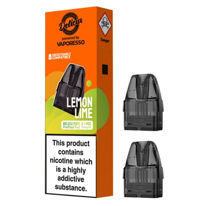 Deliciu Mate Prefilled Vape Pod - Lemon Lime