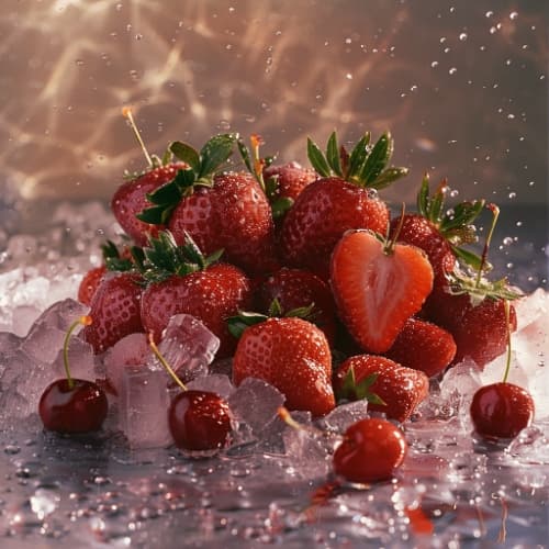Deliciu V2 - Strawberry Raspberry Cherry Ice - 10ml Nic Salt E-liquid