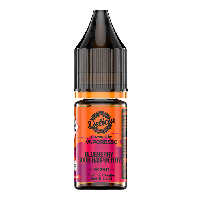 Deliciu V2 - Blueberry Sour Raspberry - 10ml Nic Salt E-liquid