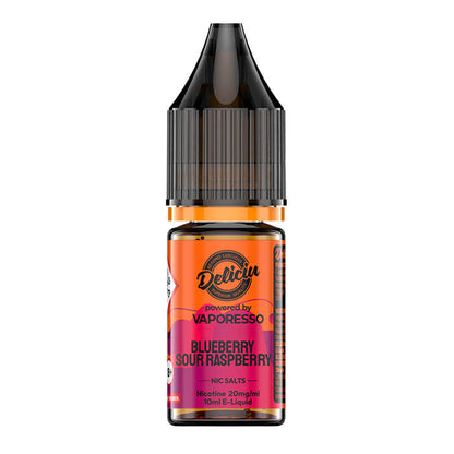Deliciu V2 - Blueberry Sour Raspberry - 10ml Nic Salt E-liquid