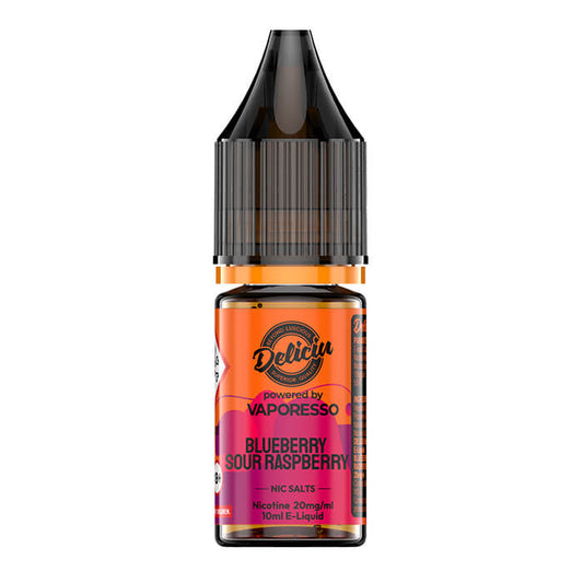 Deliciu V2 - Blueberry Sour Raspberry - 10ml Nic Salt E-liquid