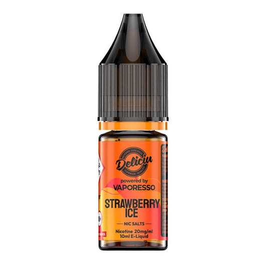 Deliciu V2 - Strawberry Ice - 10ml Nic Salt E-liquid