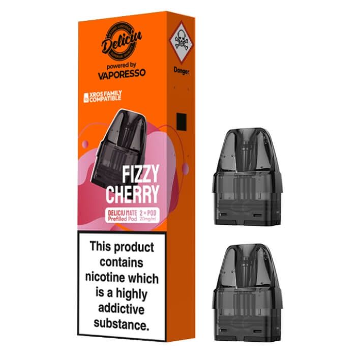 Deliciu Mate Prefilled Vape Pod - Fizzy Cherry