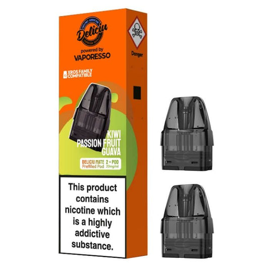 Deliciu Mate Prefilled Vape Pod - Kiwi Passion Fruit Guava