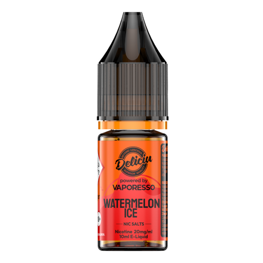 Deliciu V2 - Watermelon Ice - 10ml Nic Salt E-liquid